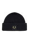 Beanie Ανδρικός Σκούφος Πλεκτός σε Μαύρο χρώμα