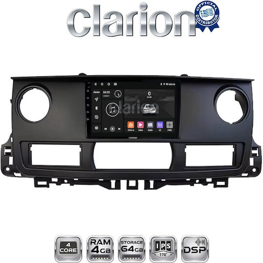 Clarion Auto-Audiosysteme Für Renault Master 2003 2011 Bluetooth USB Eingebautes Wi-Fi GPS Apple CarPlay Android Auto