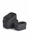 Zeller Black Storage Basket 3 Pieces