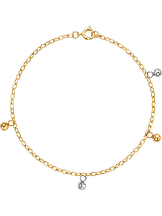 Kiriakos Gofas Fußarmband aus Silber 27cm