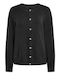 Celestino Cardigan Pentru Femei Strass Cu Nasturi Negru