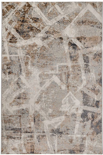 Biokarpet Fanci If36a Бял D Сив-160x230