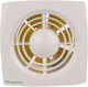 Domovent Fan Επιτοίχιος Εξαεριστήρας Μπάνιου 125mm Μπεζ