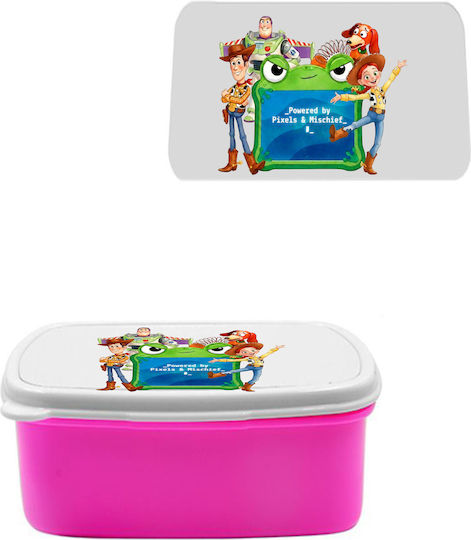 Photoretous Photoretous Kinderlebensmittelbehälter Toy Story Rosa