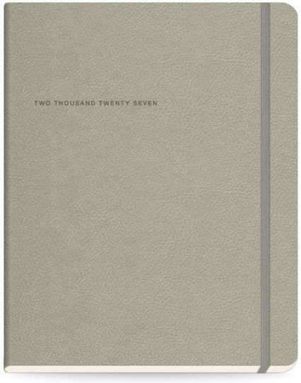 The Writing Fields Softline Дневен Дневник A4 2027 Сив 21x29см