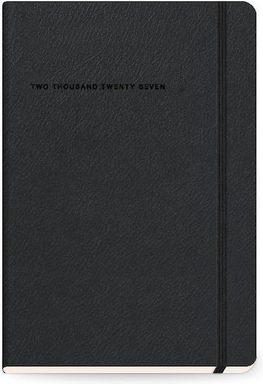 The Writing Fields Softline Дневен Дневник 2027 Черен 13.8x20.4см
