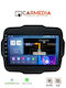 Carmedia Автомобилна Аудио Система за Jeep Renegade 2014 Bluetooth USB WiFi GPS Apple CarPlay Android Auto с Touch Screen 9"