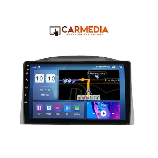 Carmedia Auto-Audiosystem für Jeep Grand Cherokee 2005-2007 mit Touchscreen 10" Bluetooth USB WiFi GPS Apple CarPlay Android Auto