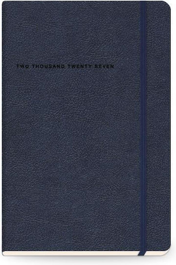 The Writing Fields Softline Седмичен Дневник 2027 Син 13.8x20.4см