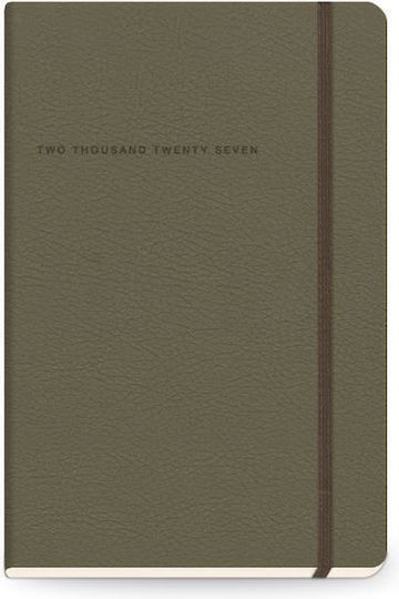 The Writing Fields Softline Wöchentliches Tagebuch 2027 Braun 13,8x20,4cm