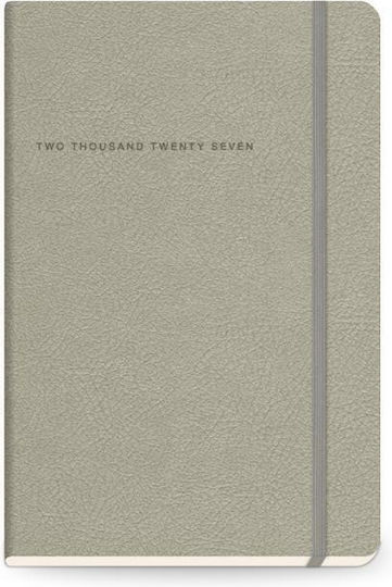 The Writing Fields Softline Седмичен Дневник 2027 Сив 13.8x20.4см
