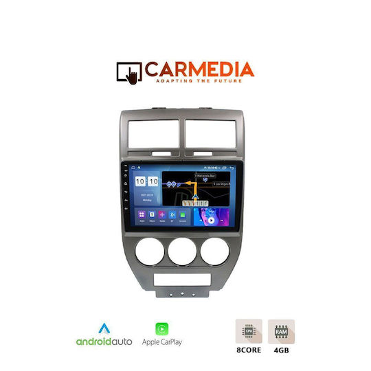 Carmedia Автомобилна Аудио Система За Jeep Compass / Patriot 2012 Bluetooth USB WiFi GPS Apple CarPlay Android Auto С Touch Screen 10"