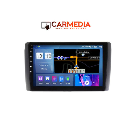 Carmedia Auto-Audiosystem für Nissan Leaf 2018-2024 mit Touchscreen 9" Bluetooth USB Eingebautes Wi-Fi GPS Apple CarPlay Android Auto