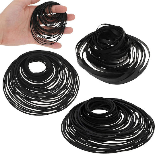 Set 150 Square Rubber Belts Qfwdfctrenz Cassette Player Sizes 40-135 Mm Widths 1-3 Mm Replacement Transmission Belts
