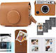 Loveinstant Shoulder Camera Bag Brown