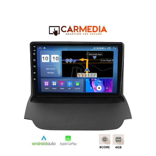Carmedia Автомобилна Аудио Система За Ford EcoSport 2012-2018 Bluetooth USB WiFi GPS Apple CarPlay Android Auto С 9" Touch Screen