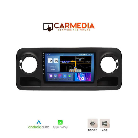Carmedia Auto-Audiosystem für Mercedes-Benz Sprinter 2018 mit Touchscreen 10" Bluetooth USB WiFi GPS Apple CarPlay Android Auto