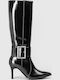 Damenstiefel mit Hochabsatz Schwarz