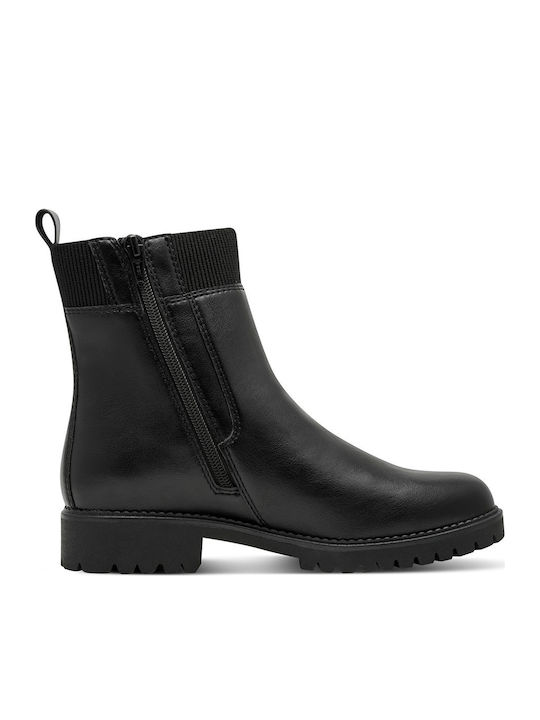 Leather Women's Ankle Boots Black