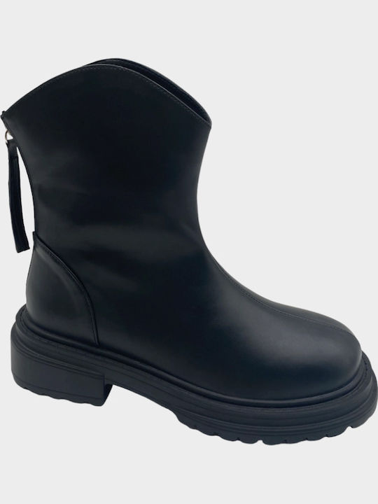 Stiefeletten Damen Schwarz