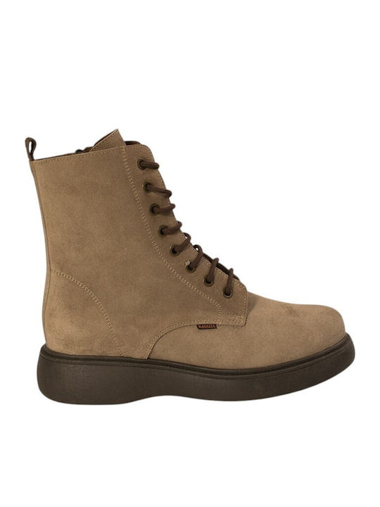 Ragazza Suede Damen Stiefeletten Braun
