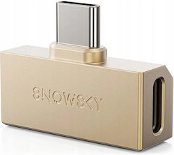 Fiio X Snowsky Tiny A Златен Усилвател за Слушалки DAC USB-C + 3.5mm Порт Fiio X Snowsky Tiny A Златен Усилвател за Слушалки DAC USB-C + 3.5mm Порт