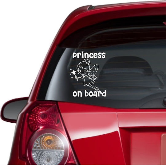 Лепенка За Кола Princess On Board Тъмносиня
