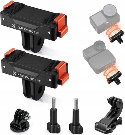 2x Magnetischer Adapter Für Schnelle Verbindung Kf Dji Osmo Action 6 Nano Gopro 1/4'' Kf12.0029