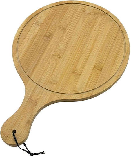 Bamboo Πλατώ Σερβιρίσματος Πίτσας Ξύλινο 50x35x1εκ.