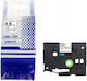 Label Maker Tape 1.5m x 6mm In Black Colour