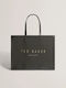 Extra Large Icon Damen Tote Tasche Grau