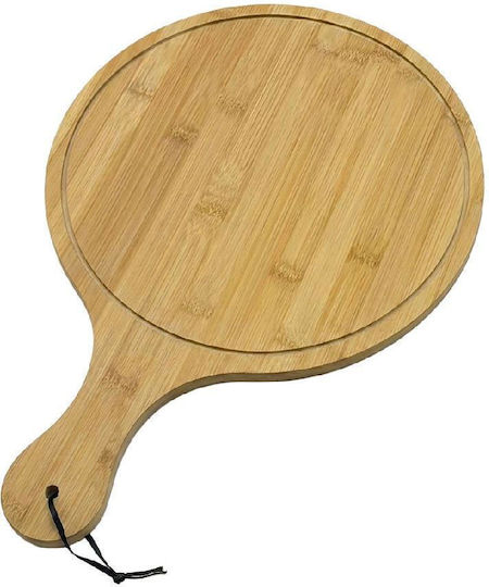 Bamboo Πλατώ Σερβιρίσματος Πίτσας Ξύλινο 45x32x1εκ.