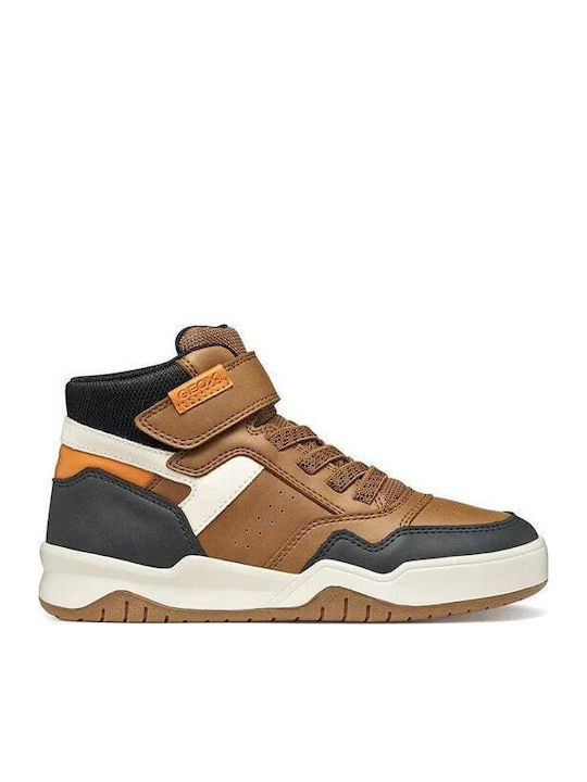 Geox J Perth Kinder Sneaker Hoch Anatomisch Braune