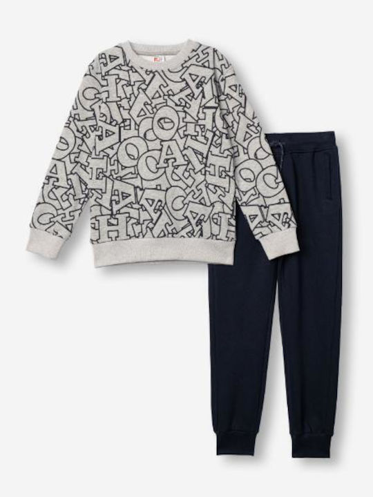 Funky Kids Sweatpants Set Grey-black