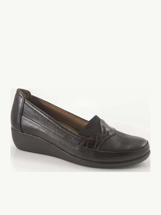 Safe Step 819 Leder Damen Mokassins in Braune F...