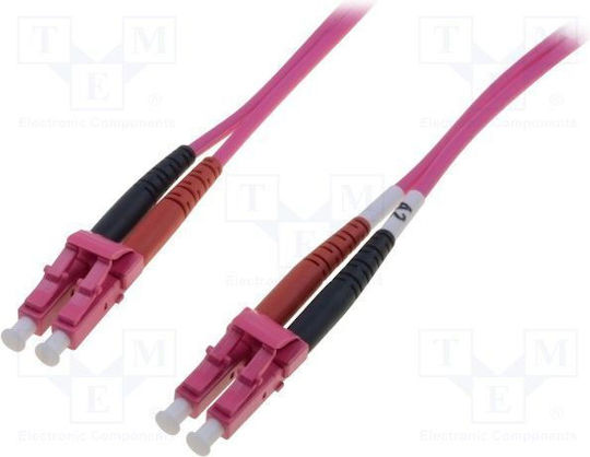 Digitus Digitus Optische Faser LC-LC Kabel 2m Rosa