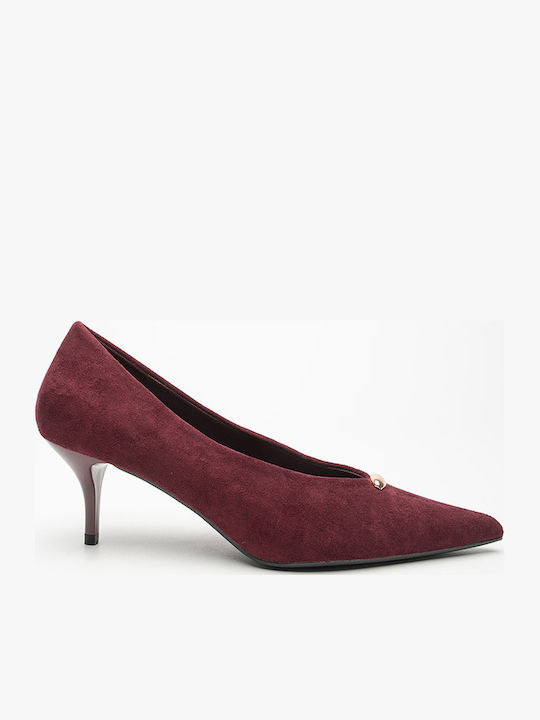 Suede Γόβες Μπορντό