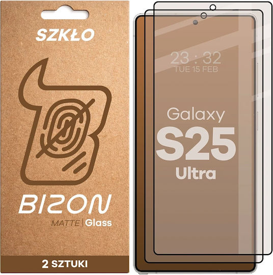 Bizon Матов Закалено Стъкло 2 Бройки (Galaxy S25 Ultra)