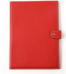 Leder Klemmbrett A4 Rotes Echtes Leder Klappe 15red01 1501-06