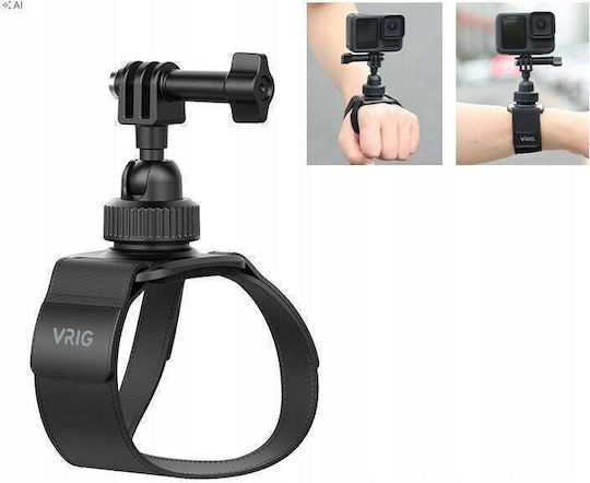 Wrist Mount Vrig GoPro DJI SJCam Insta360 Xiaomi 360 Degree Rotation AC-74 A0273 SB12052