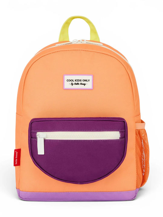 Hello Hossy Mini Peach Schulranzen Rucksack Kindergarten Orange