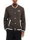 Men's Cardigan with Buttons Brown