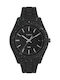 Timex Дамски часовник 37mm Кварцов с Черна Каучукова Каишка