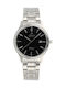 Men's Watch 40mm Battery with Silver Stainless Steel Bracelet