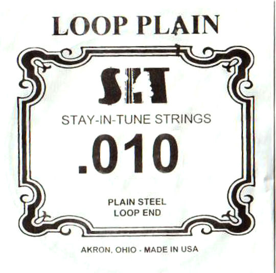 Sit Plain Loop Μονή Χορδή Steel Μπουζουκιού 10"