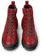 Leder Kinderstiefel Burgundisch