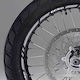Adhesive Wheel Tape Bmw G650gs Xcountry Logos 16pd59
