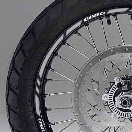 Adhesive Wheel Tape Bmw G650gs Xcountry Logos 16pd59