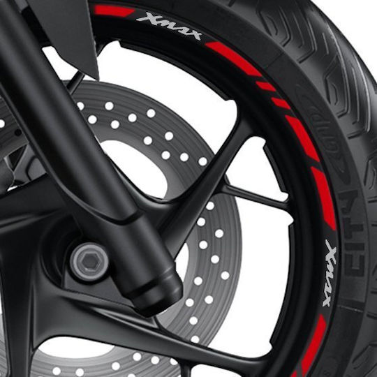 Yamaha X-max Wheel Adhesive Tape Logos 16pd59