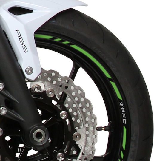 Adhesive Wheel Tape Kawasaki Z650 Logos 16pd59
